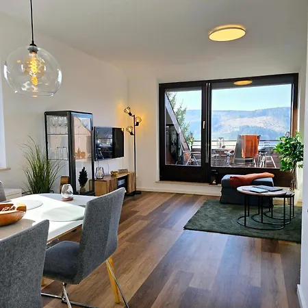 Apartment Tannenherz Mit Balkon & Bergblick & Naehe Hillebachsee *
