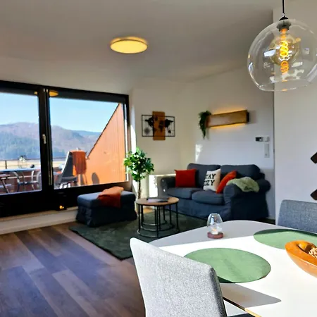 Apartment Tannenherz Mit Balkon & Bergblick & Naehe Hillebachsee *