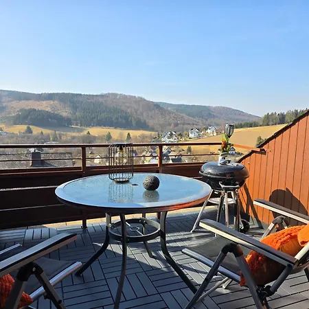 Tannenherz Mit Balkon & Bergblick & Naehe Hillebachsee Winterberg