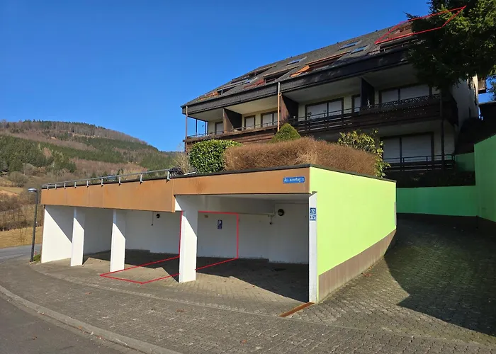 Tannenherz Mit Balkon & Bergblick & Naehe Hillebachsee & 2 Schlafzimmer Apartment