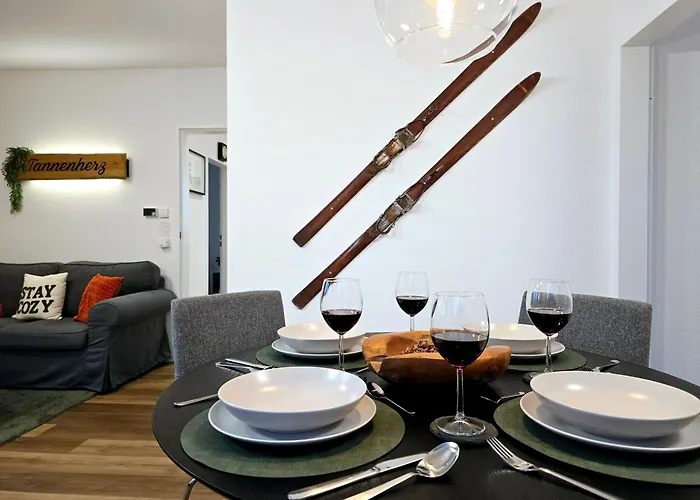 Tannenherz Mit Balkon & Bergblick & Naehe Hillebachsee & 2 Schlafzimmer Apartman Winterberg